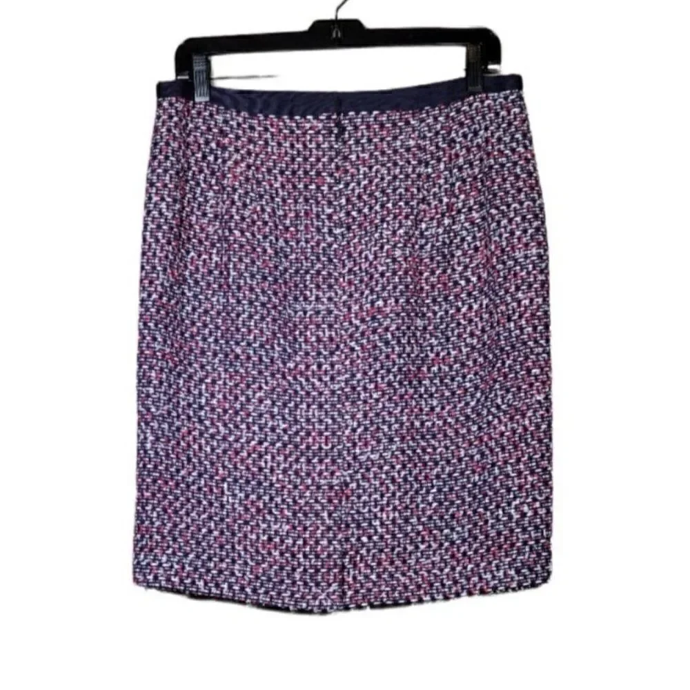 Talbots Textured Knee Length Pencil Skirt Sz 8P